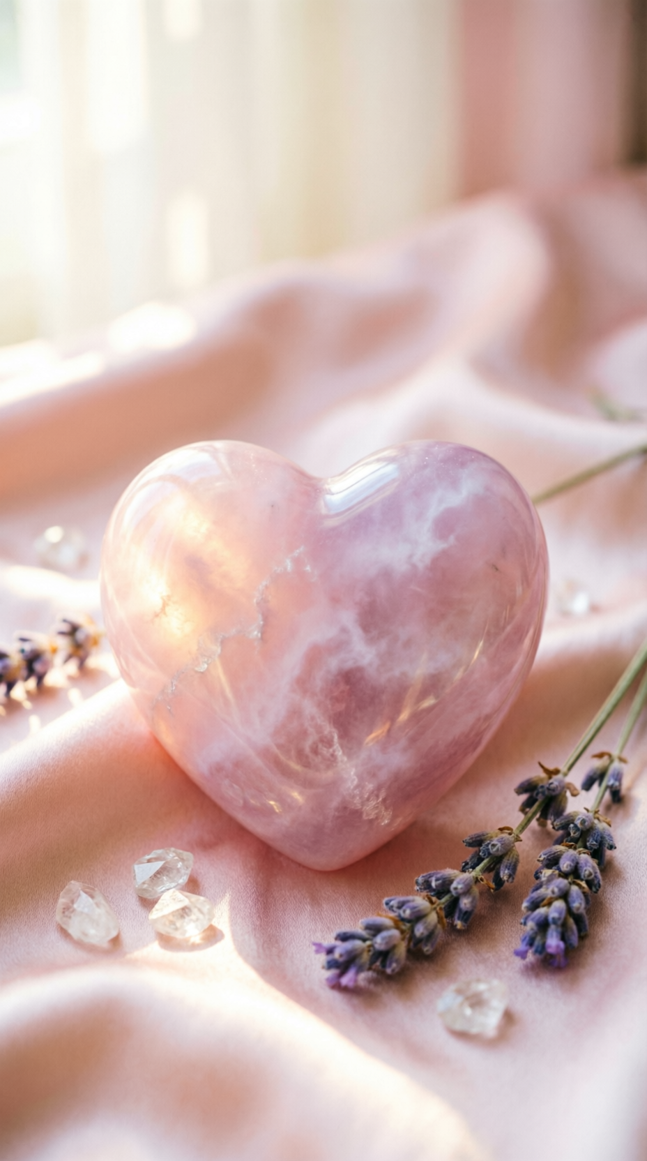 Cristal de Quartzo Rosa